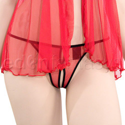 Kiss of hearts babydoll and g-string View #4