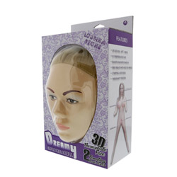 Inflatable sex doll with 3D face View #2