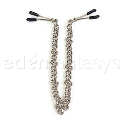 Wide tweezers with chain View #1