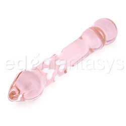Glass wand with hearts View #1