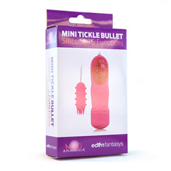 Mini tickle vibrating silicone bullet View #3