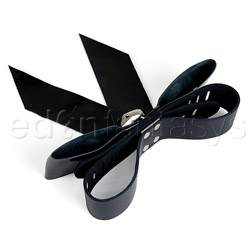 Patent leather bow wrist restraint View #2