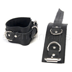 Lethal leather cuffs View #2