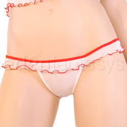 Halter set with embroidered heart View #4