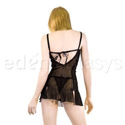 Mesh chemise with ribbon trim View #2