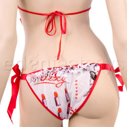 Retro valentine bra with panty View #5