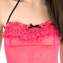 Ruffle mesh top with panty View #4