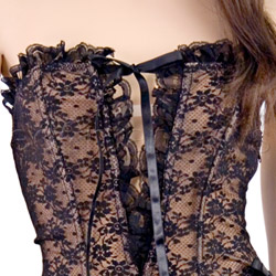 Strapless bustier and g-string View #4