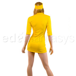 Yellow soda pop girl costume View #2