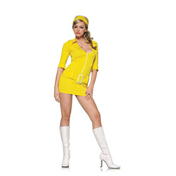 Yellow soda pop girl costume View #6