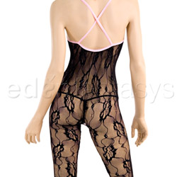 Rose lace crotchless bodystocking View #6