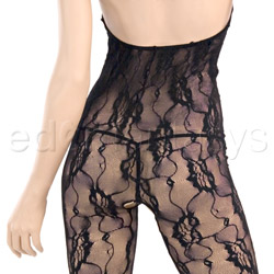 Rose lace halter bodystocking View #5