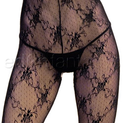 Boudoir lace crotchless bodystocking View #4