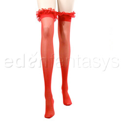 Ruffled stockings View #1