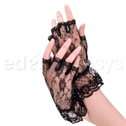 Fingerless ruffle gloves View #2