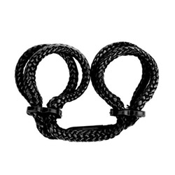 Silk bondage rope cuffs View #1