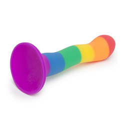 Rainbow dildo with suction cup View #2