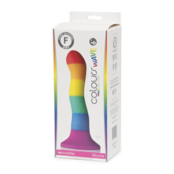 Rainbow dildo with suction cup View #3
