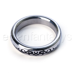 Tribal stainless steel cock ring View #2