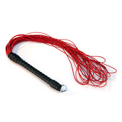 Leather flogger looped assorted colors View #1