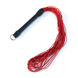 Leather flogger looped assorted colors View #2