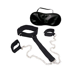 Dominant submissive cuffs and collar set View #1