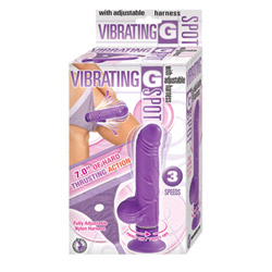 Vibrating g-spot with adjustable harness View #2