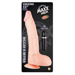 Maxx men vibrating real skin vibrator View #2