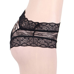 High waist lace up back panty View #3