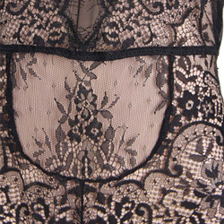 Lace long sleeve teddy View #8