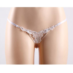 Temptation lace and rhinestone panty View #2