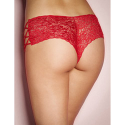 Hot criss-cross panty red queen View #2