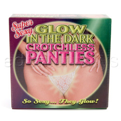 Crotchless panties glow in the dark View #2