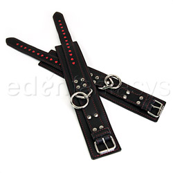 Hearts leather ankle restraints View #3