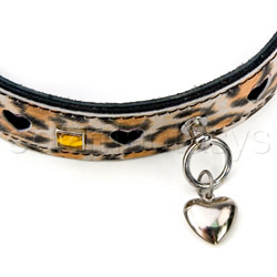 Leopard bling collar View #2