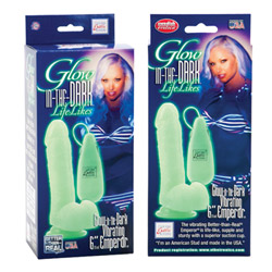 Glow in the dark vibrating 6" emperor View #3