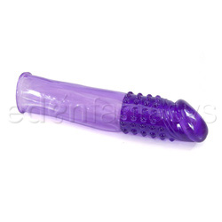 Silicone penis extension with vibrator View #2