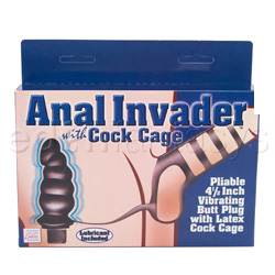 Anal invader with cock cage View #4