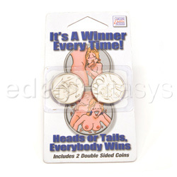 Heads or tails silver coins View #2
