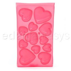 Heart shaped ice cubes tray View #1