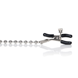 Silver beaded nipple clamps View #3