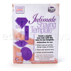 Intimate shaving template purple View #2