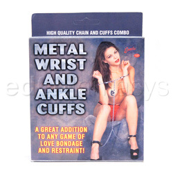 Metal wrist and ankle cuffs View #2