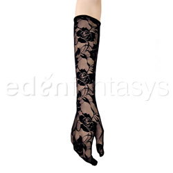 Erotique sheer lace gloves View #1