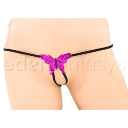 Erotique crotchless g-string View #1