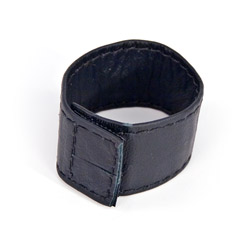 Leather cock ring with velcro closure View #2