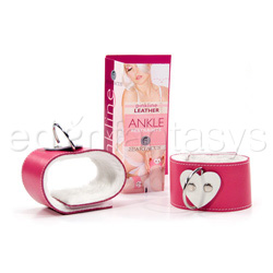 Pink heart ankle restraints View #2