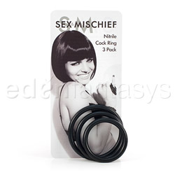 Sex and Mischief nitrile cock rings View #1