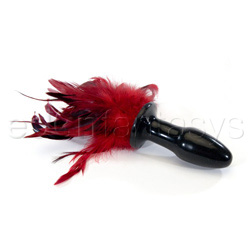 Starburst feather silicone butt plug View #1