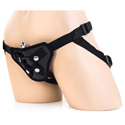 Sedeux vibrating leather harness View #3